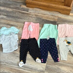 Set of newborn clothes (8 pieces)